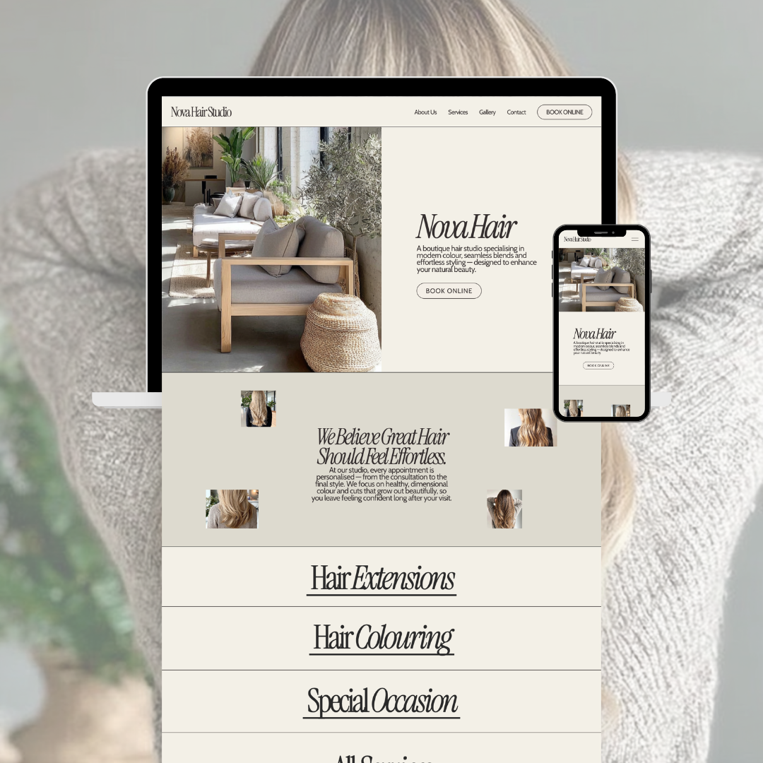 Nova website template